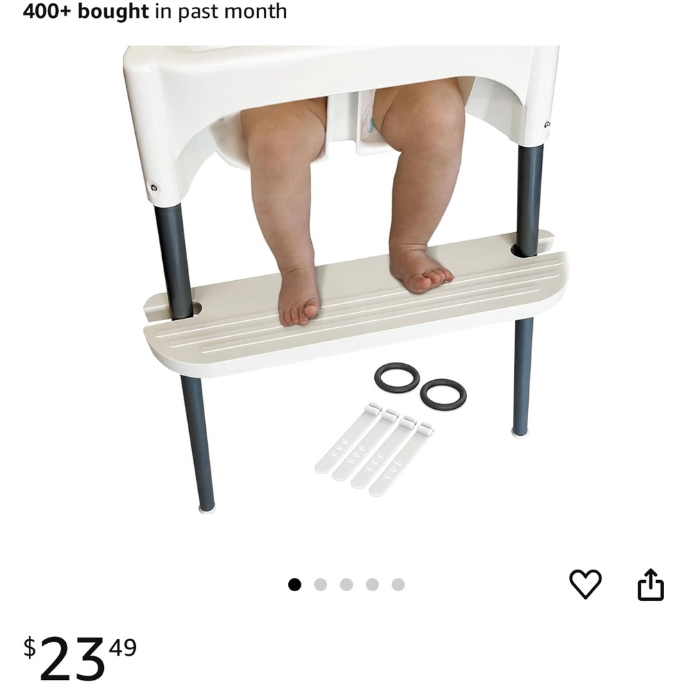 IKEA Antilop High Chair foot rest accessories